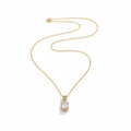 ✨ Collier Pendentif Rectangulaire Doré – D&H Jewelry Paris