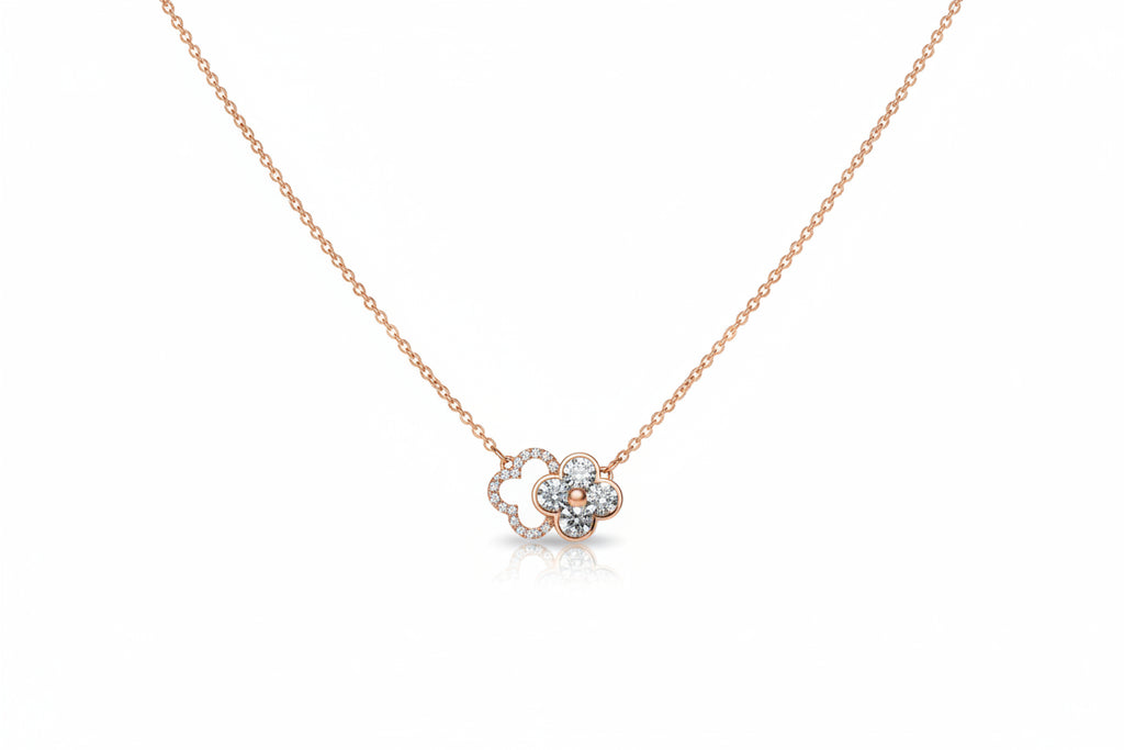 🌸 Collier Fleur Doré – Élégance & Raffinement | D&H Jewelry Paris