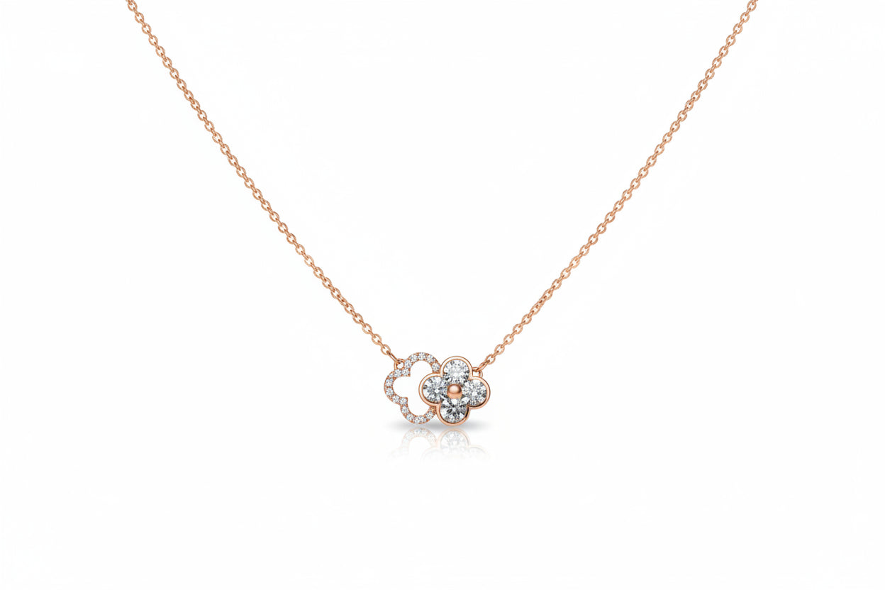 🌸 Collier Fleur Doré – Élégance & Raffinement | D&H Jewelry Paris
