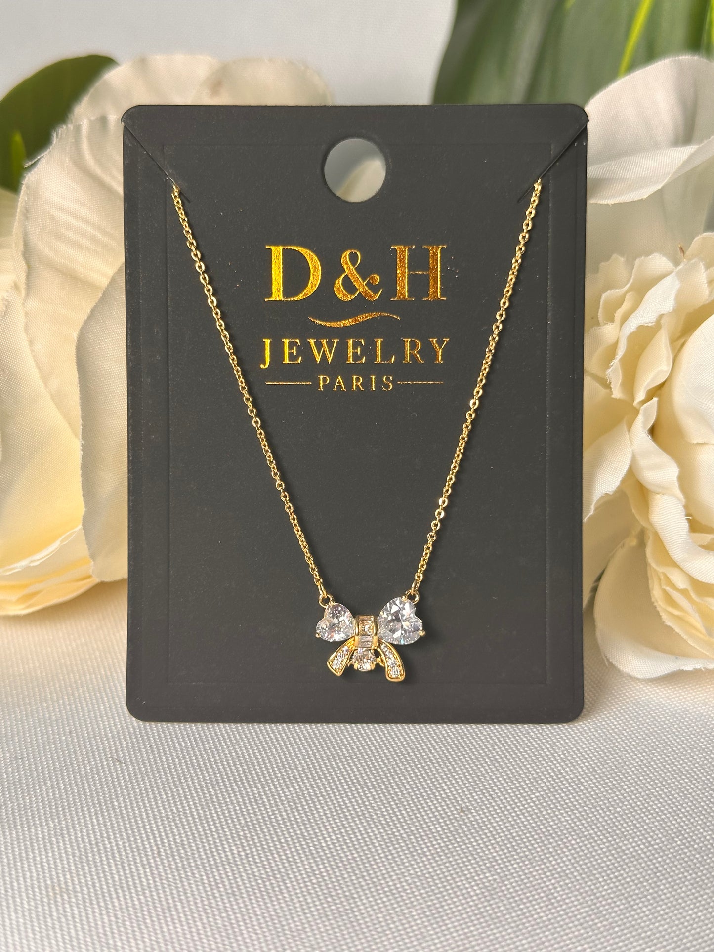 ✨ Collier Papillon Doré – D&H Jewelry Paris