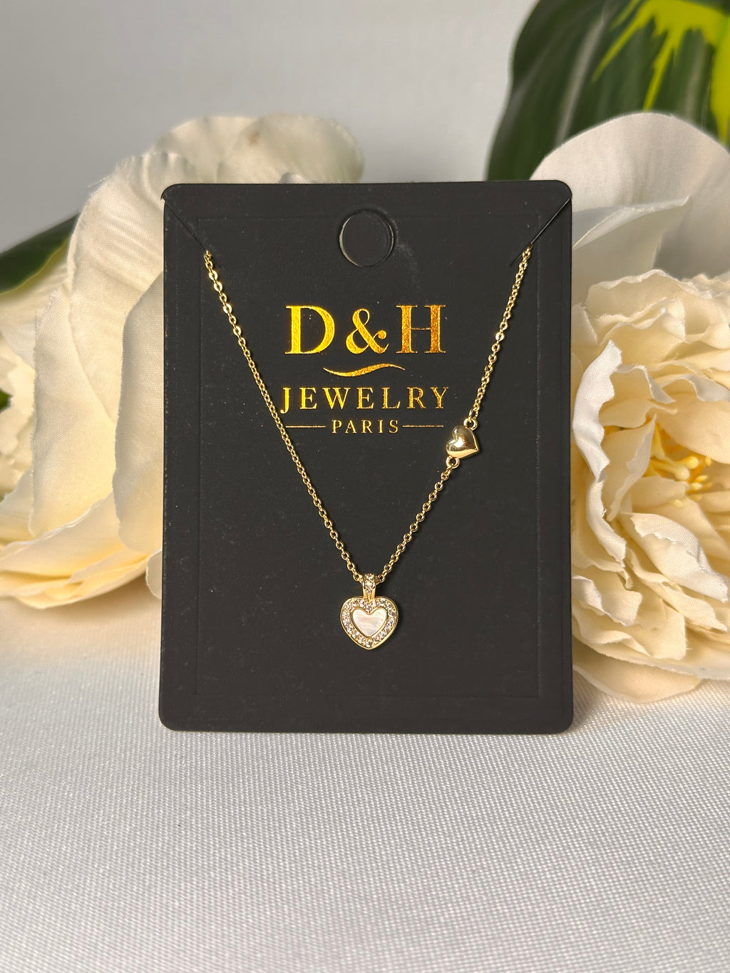 ✨ Collier Cœur Doré – D&H Jewelry Paris ✨