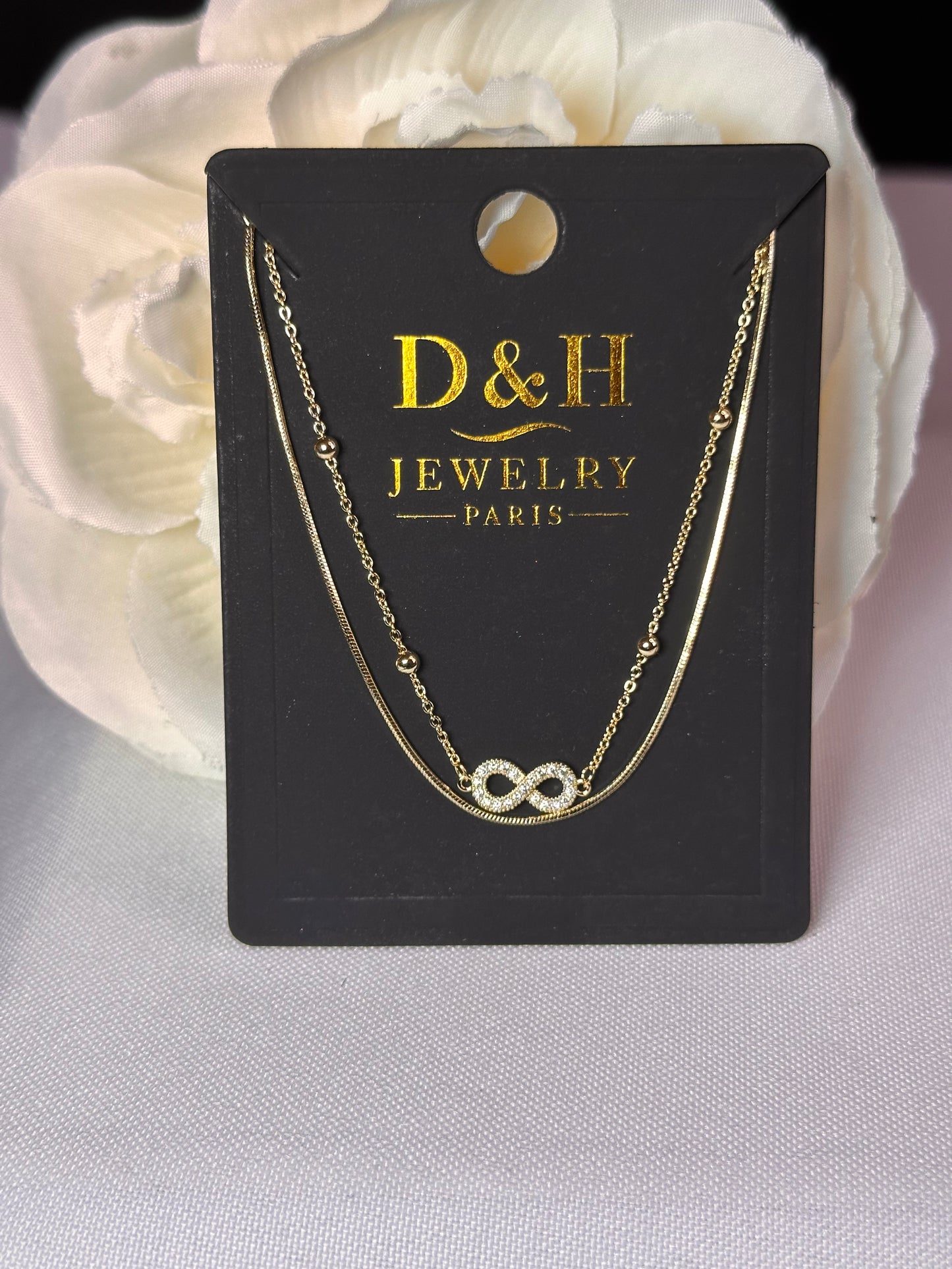 ♾️ Bracelet infini femme doré & argenté – D&H Jewelry Paris ♾️