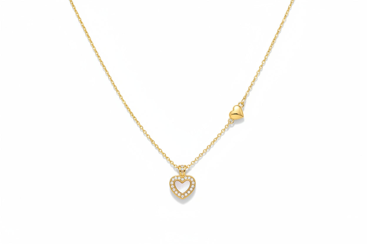 ✨ Collier Cœur Doré – D&H Jewelry Paris ✨