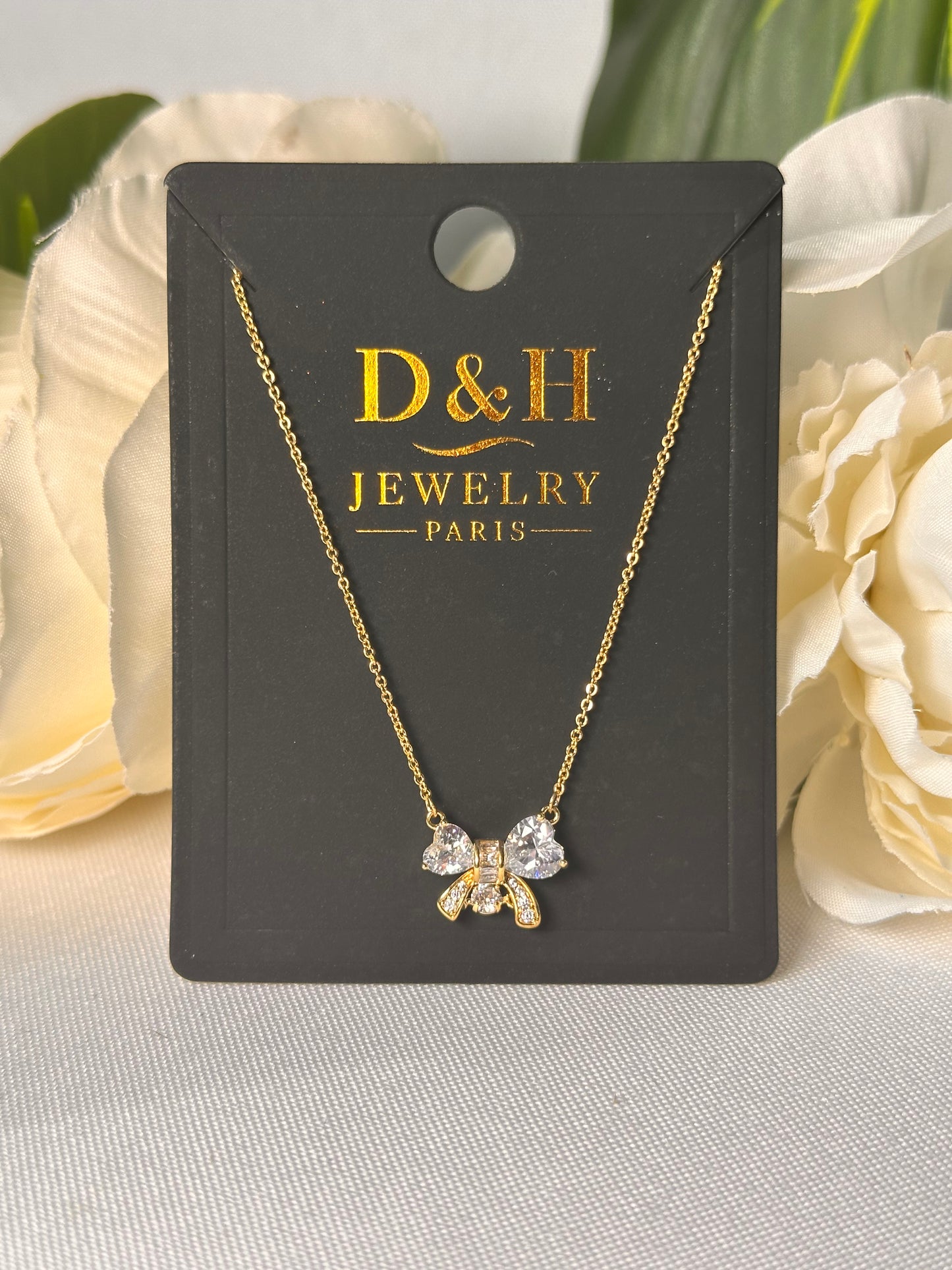 ✨ Collier Papillon Doré – D&H Jewelry Paris