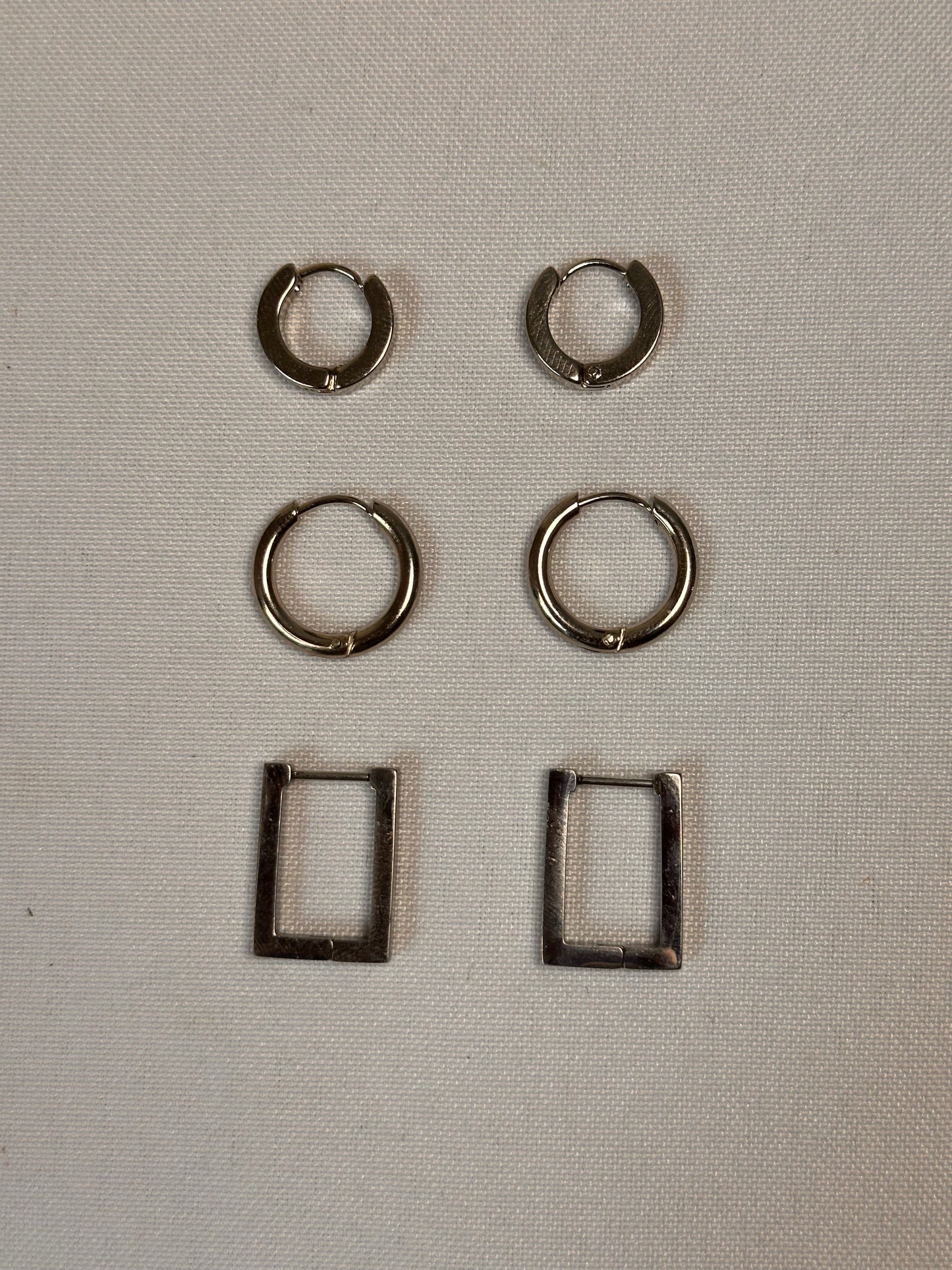 💎 Set de Boucles d’Oreilles Minimalistes Argentées – D&H Jewelry Paris