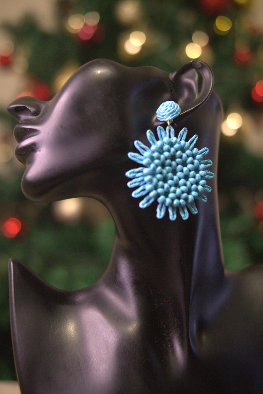 Boucles d’oreilles “Fleur de plusieurs couleurs ” – D&H Jewelry Paris